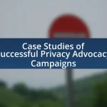 Case Studies of Successful Privacy Advocacy Campaigns