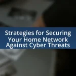 Strategies for Securing Your Home Network Against Cyber Threats