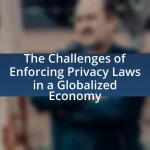 The Challenges of Enforcing Privacy Laws in a Globalized Economy