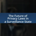 The Future of Privacy Laws in a Surveillance State