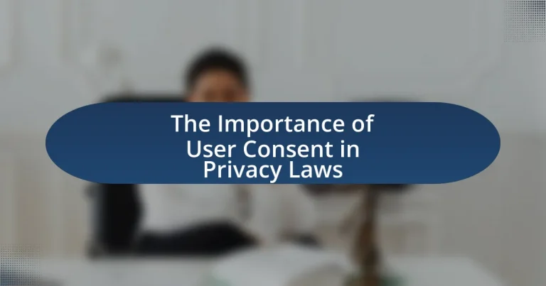 The Importance of User Consent in Privacy Laws