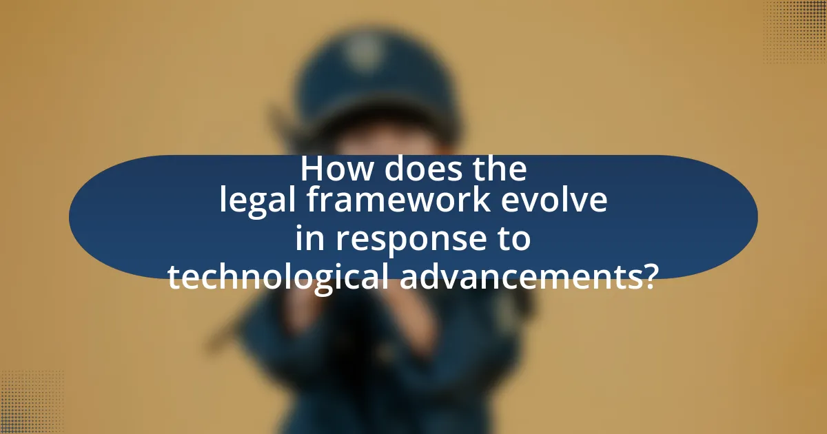 How does the legal framework evolve in response to technological advancements?