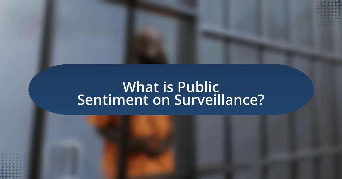 What is Public Sentiment on Surveillance?